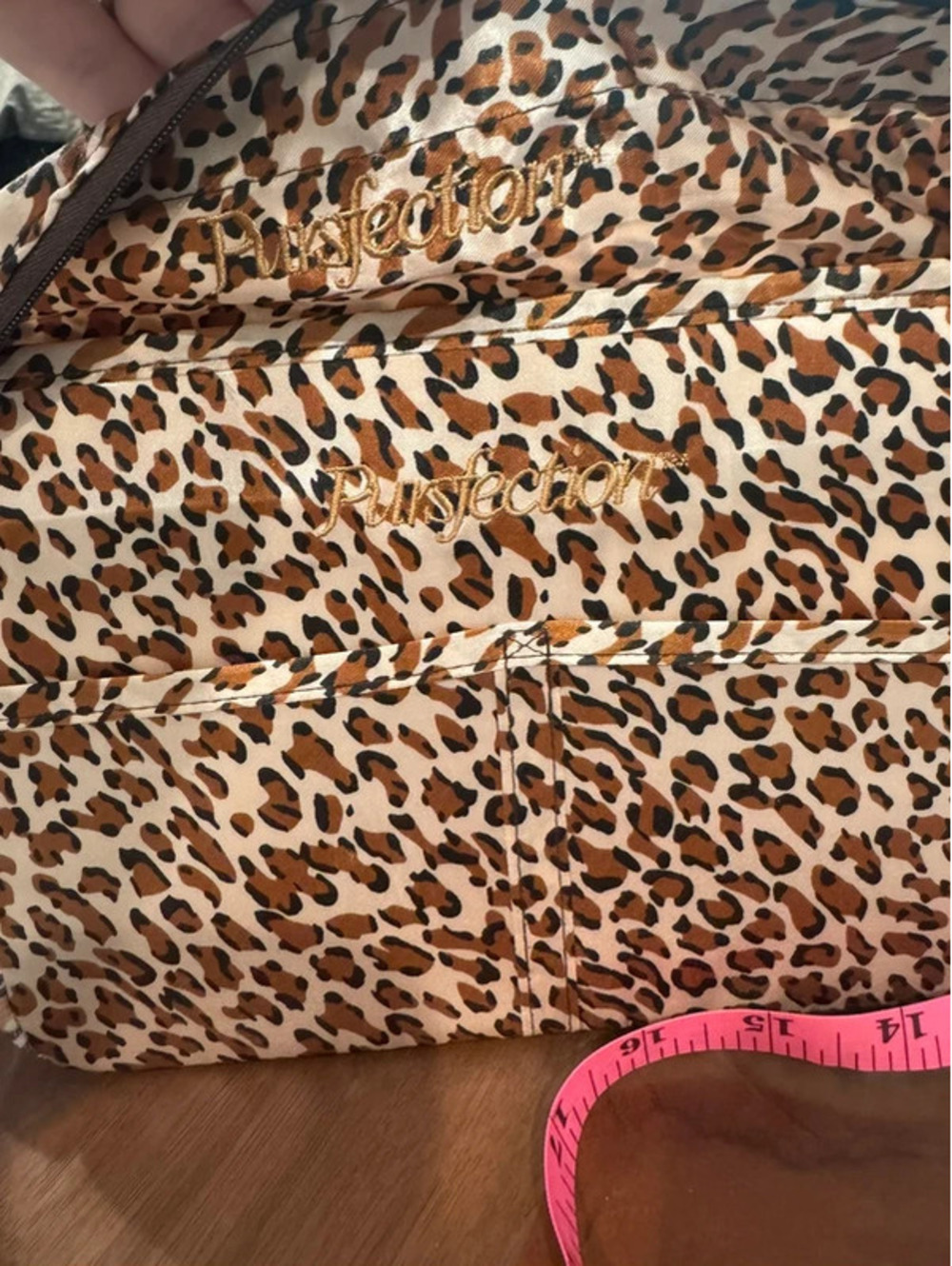 Cheetah print purse organizer. Read description.